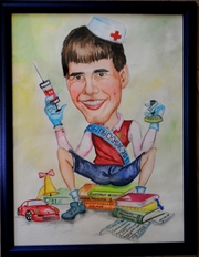 Шаржи и портреты на заказ по фото.Новосибиск