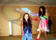 Шоу гигантских мыльных пузырей для деток!!!