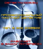 Услуги частного детектива.