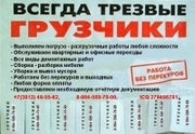 Квалифицированные грузчики,  переезды 