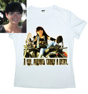 шарж по фотографии на футболку