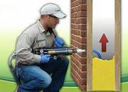 Утепление пеной-ППУ. Заливка пустот, напыление мансард и чердаков