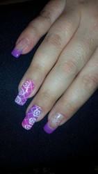 Наращивание ногтей 500р 