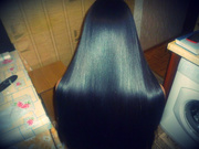 Кератиновое выпрямление волос,  с выездом на дом