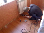 Линолеум,  Ковролин,  Плинтус - укладка качественно,  