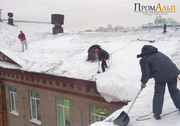 Очистка кровли от снега и наледи