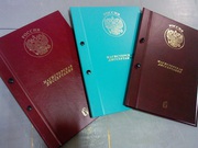 Папки дипломные, обложки дипломов докторов, кандидатов