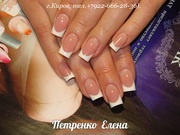 Профессиональное наращивание ногтей(гель, акрил), покрытие гель-лаком.