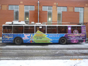 Реклама на общественном транспорте в Москве,  Подмосковье