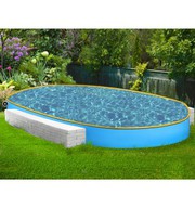 Овальный каркасный бассейн 