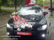  Черный Mitsubishi Lancer на свадьбу