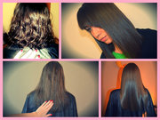 Кератиновое выпрямление волос, выезд