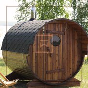 Баня-бочка мини из термо-кедра,  1 отделение