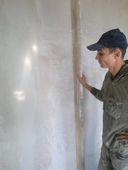 Штукатурка стен механизированная