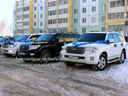Шикарный кортеж на свадьбу больших джипов Тойота Лэнд Крузер 200