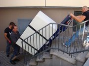 Подъём негабарита на этаж.Такелажные работы