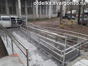 Перила и ограждения из нержавеющей стали.