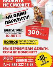 Обработка от тараканов,  насекомых и грызунов. 